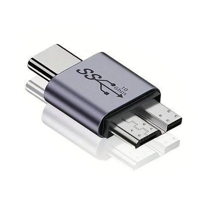 USB C 3.2 Micro B Male to Type C Female Adapter Type-C To Micro B Connector for Laptop External Hard Drive Disk Box Samsung S5
