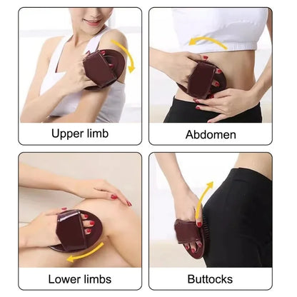 Universal Silicone Meridian Slimming Brush Body Beauty Leg Massage Tool Five Elements Dredging Health Care Scraping Equipment