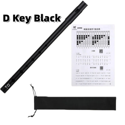 Miwayer Authentic Irish Whistle w/6 Holes Flute C/D Key Folk Sound Durable & Lightweight for Outdoor Play Easy-to-Play Beginners