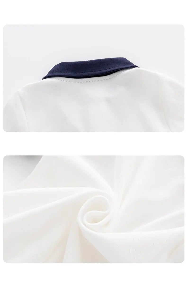 Baby onesies, cotton simple spring and autumn style long-sleeved climbing clothes, boy baby Ha clothes fashion outerwear