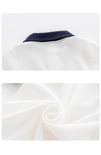 Baby onesies, cotton simple spring and autumn style long-sleeved climbing clothes, boy baby Ha clothes fashion outerwear