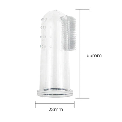 Ultra Soft Silicone Finger Toothbrush for Dog Cats Remove Plaque Tartar Puppy Kitten Teeth Cleaning Dental Care Oral Hygiene Pet