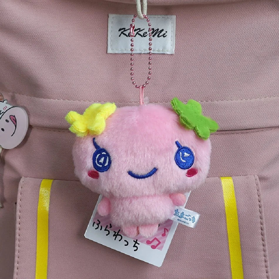 Hot Tamagotchi Anime Mametchi Plush Doll Keychain Kawaii Mimitchi Bag Doll Pendant Kuchipachi Cartoon Doll Cute Girly Gift
