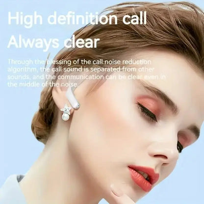 MINI5 Wireless earphones, Bluetooth 5.3 headphones with stereo bass, in-ear headphones with microphone, 20-hour playback time
