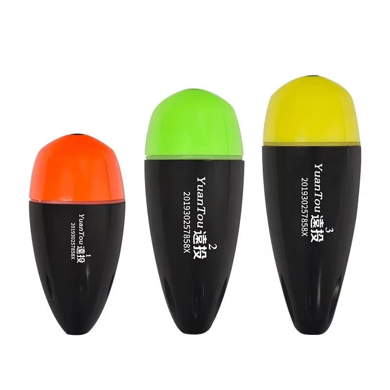 Luminous Fishing Float Set High Sensitivity Buoy Adjustable Red&Green Color Bobber Waterproof Electronic Fishing Floats