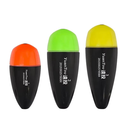 Luminous Fishing Float Set High Sensitivity Buoy Adjustable Red&Green Color Bobber Waterproof Electronic Fishing Floats
