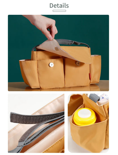 Baby Stroller Bag Pram Organizer Accessories Stroller Cup Holder Cover Trolley Organizer Pouch Travel Accessories