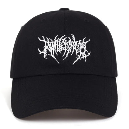 Gothic Street Punk Frauen Baseball Cap Cotton Fashion Embroidery Outdoor Sports Y2K Black Caps Men Women Soft Snapback Dad Hats