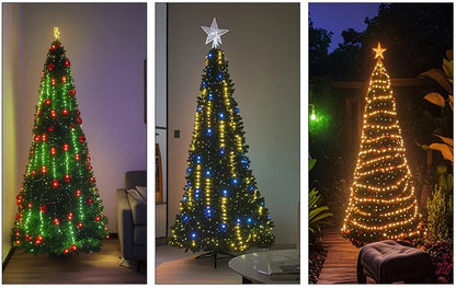 3pin DC5V/12V black LED pixel light string WS2811 RGB programmable light string holiday atmosphere light Christmas light string