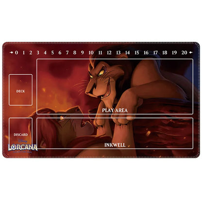 60x35x0.2Cm Cartoon Anime Lorcana Card Battle Single Tcg Game Mat Game Table Mat Card Mat Collection Toys Gift