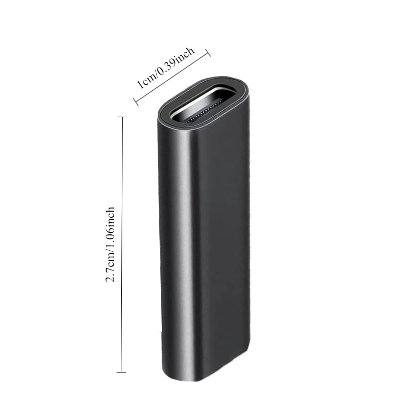 USB C Female to Female Adapter USB C 3.1 Coupler for Connecting Two Type C Cable, for Phone Tablet and Extension Connecto