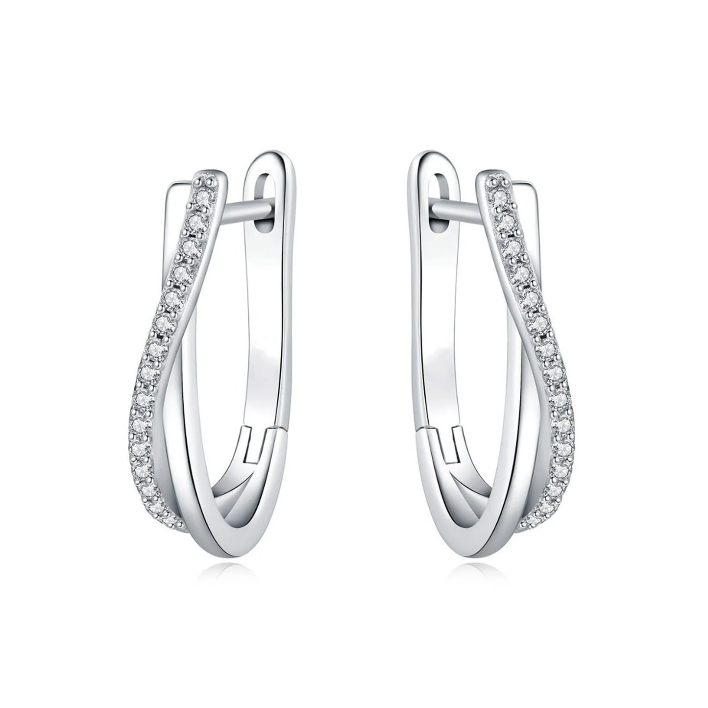 Star Twisted Line Earrings Jewelry Versatile Hoop Earrings For Women Jewelry Fine Birthday Party Gifts