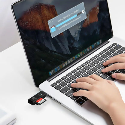 USB3.0/2.0 Micro SD Card Reader,5Gbps 2-in-1 SD Card Reader to USB Adapter,for SDXC, SDHC,MMC,Micro SDXC,Micro SD,Micro SDHC