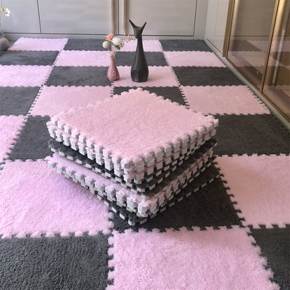 Soft Plush  Baby Play Mat EVA Foam Children's Carpet Interlocking Exercise Tiles Floor Carpet And Rug for Kids Pad 30*30 CM