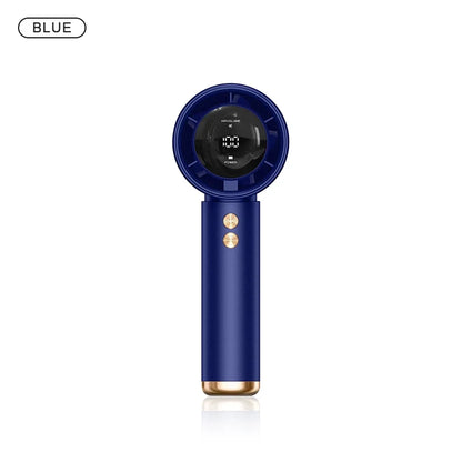 HOMEFISH Mini Handheld Fan USB Fast Charging Portable Air Calculating Fan Mute Highspeed Fan for Travel Outdoor Activities
