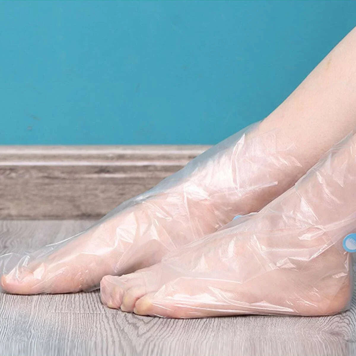 Wholesale 100 Pcs Waterproof Plastic Transparent Foot Film - One-time Foot Moisturizing Care Foot Film - Waterproof Shoe Cover