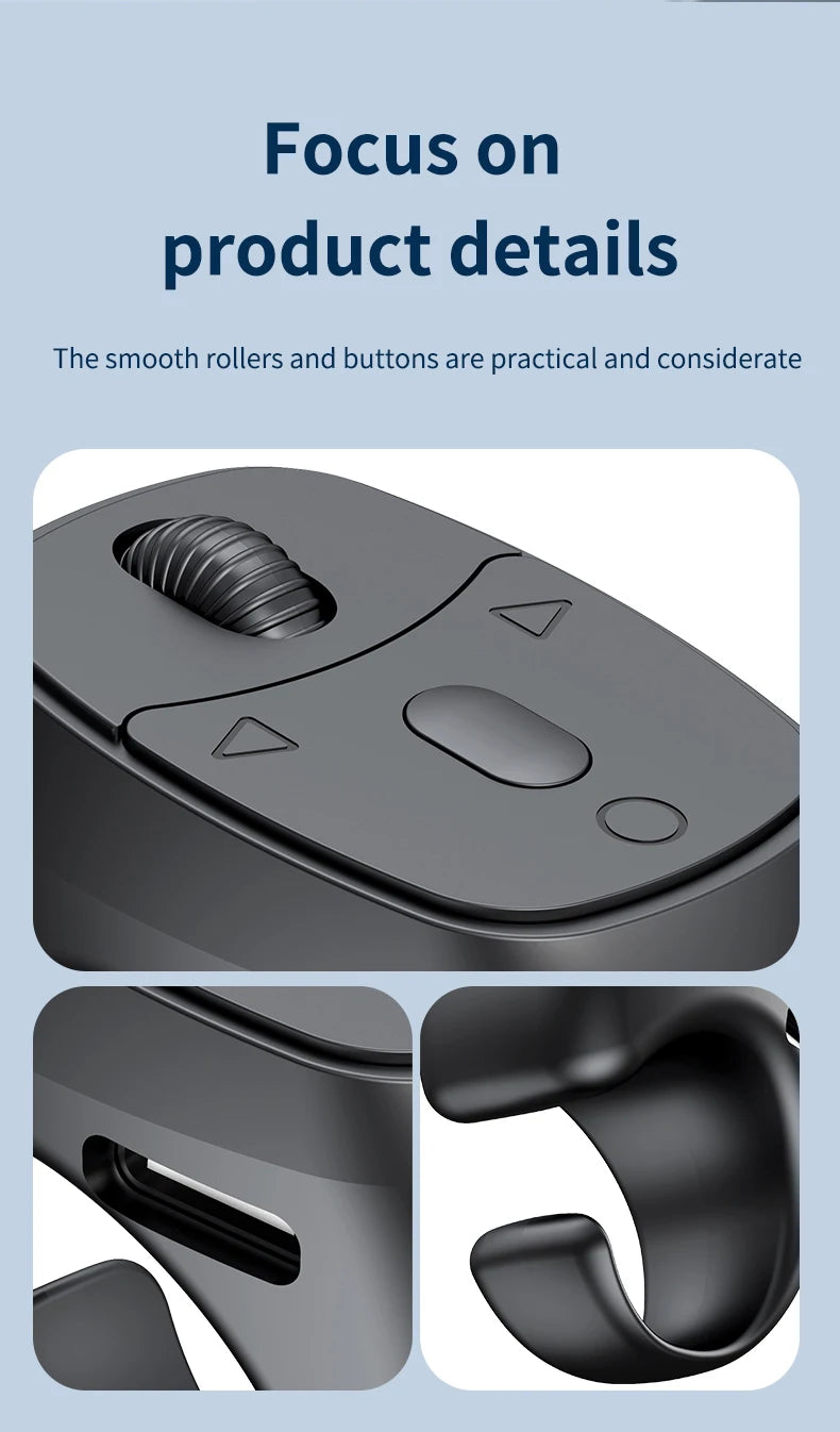 Cell Phone Scrolling Ring Wireless Finger Shutter Remote Control Page Turner Mobile Phone Controller BT For Travel