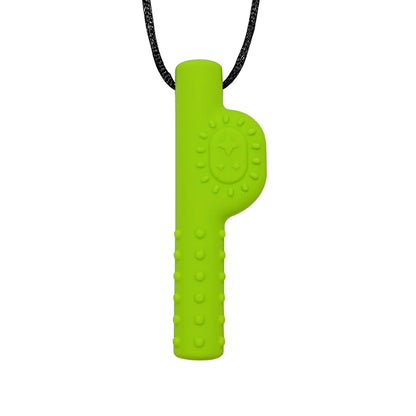 1pcs silicone teether children building block chewing necklace sensory chewing molar pendant oral motor toy for ADHD boy gift