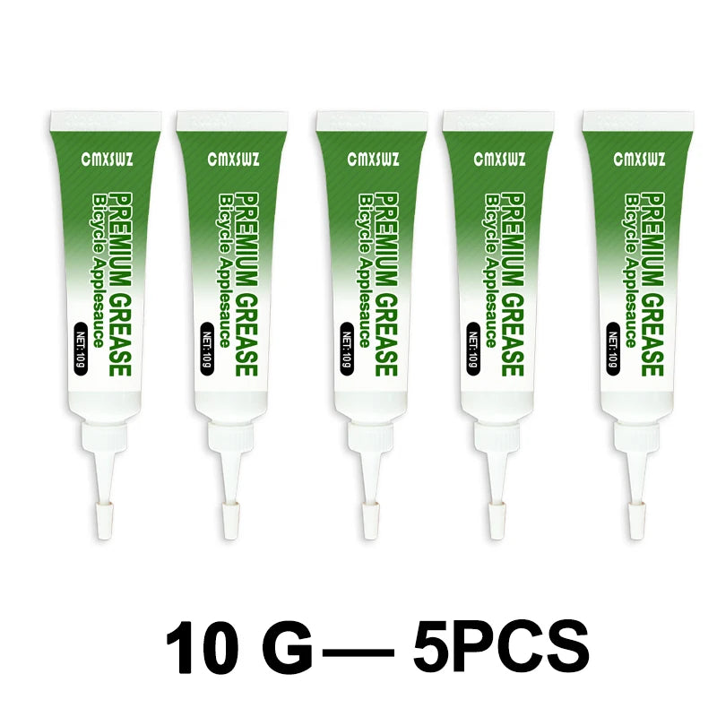 10g 1/3/5pcs Bicycle Lubricating Oil Green Effect Bearing Grease Hub Lubricants Lipid Elements