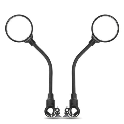1PC Bicycle Rearview Handlebar Mirrors 360 for Mountain Road Bike Motorcycle Bendable Hose Adjustable Rearview Mirror