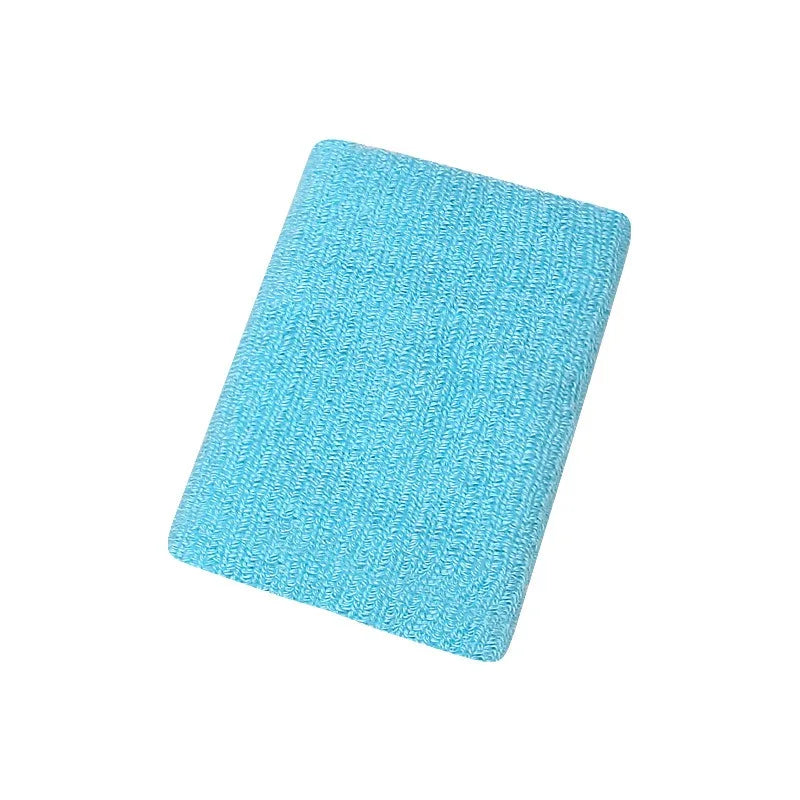 New Breathable Cotton Wristband Set for Men and Women Sweat Absorbent Wrist Sweatbands for Tennis Football Basketball Running
