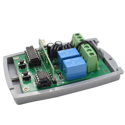 Universal Garage Door Remote Control Receiver 2CH For ERREKA ACM DEA DOORHAN AT-4 DITEC 433mhz Fixed Rolling Code
