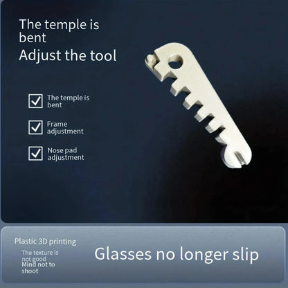 Eyeglass Leg Bending Adjustment Tool, Leg Bending Repair Tool, Eyeglass Frame for Leg Bending Adjustment.