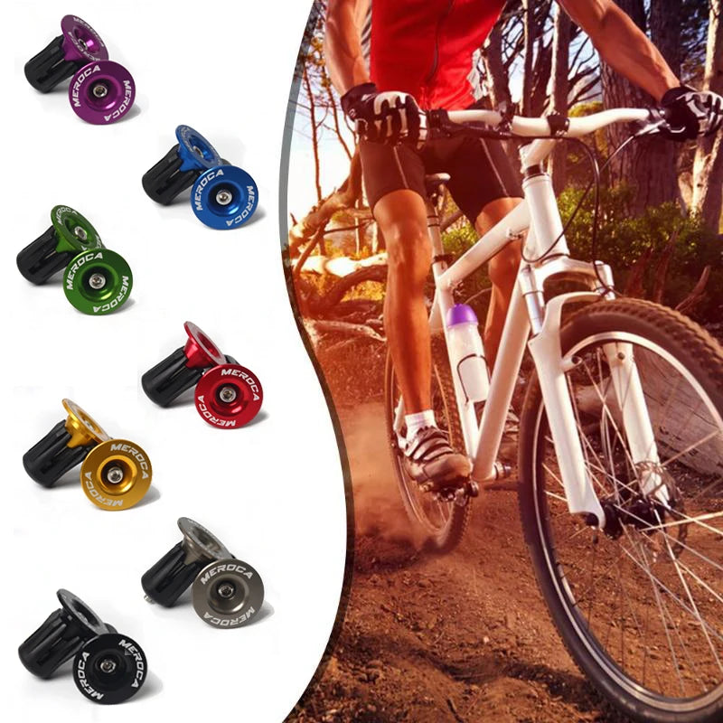 Bicycle Bar End Plug Road Mountain Bike Handlebar End Cap Aluminum Bicycle Handle Bar End Cap MTB Handlebar Plugs