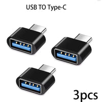 Typec Black 3pcs
