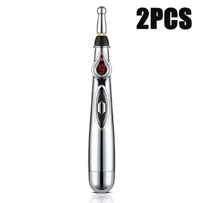 Electronic Acupuncture Pen Relief Pain Massage Point Meridian Energy Meridian Acupuncture Acup Plastic Material Without Battery