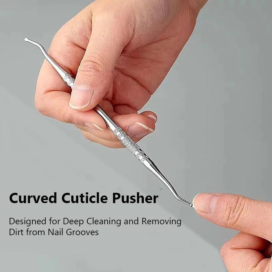 10pcs/set Stainless Steel Pedicure Tool Precision Manicure Knife for Removing Dead Skin Callus Portable Foot Cuticle Care Tools
