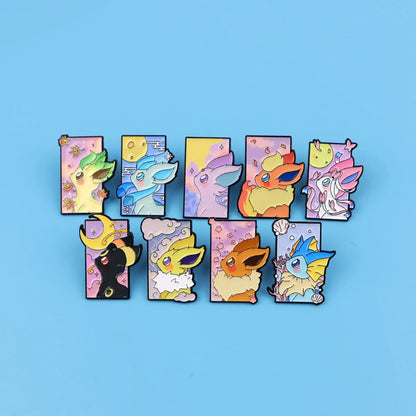 Cute Anime Game Enamel Pin Cool Monster Animal Brooches Woman Men Backpack Accessories Bags Badge Lapel Jewelry Gift for Fans