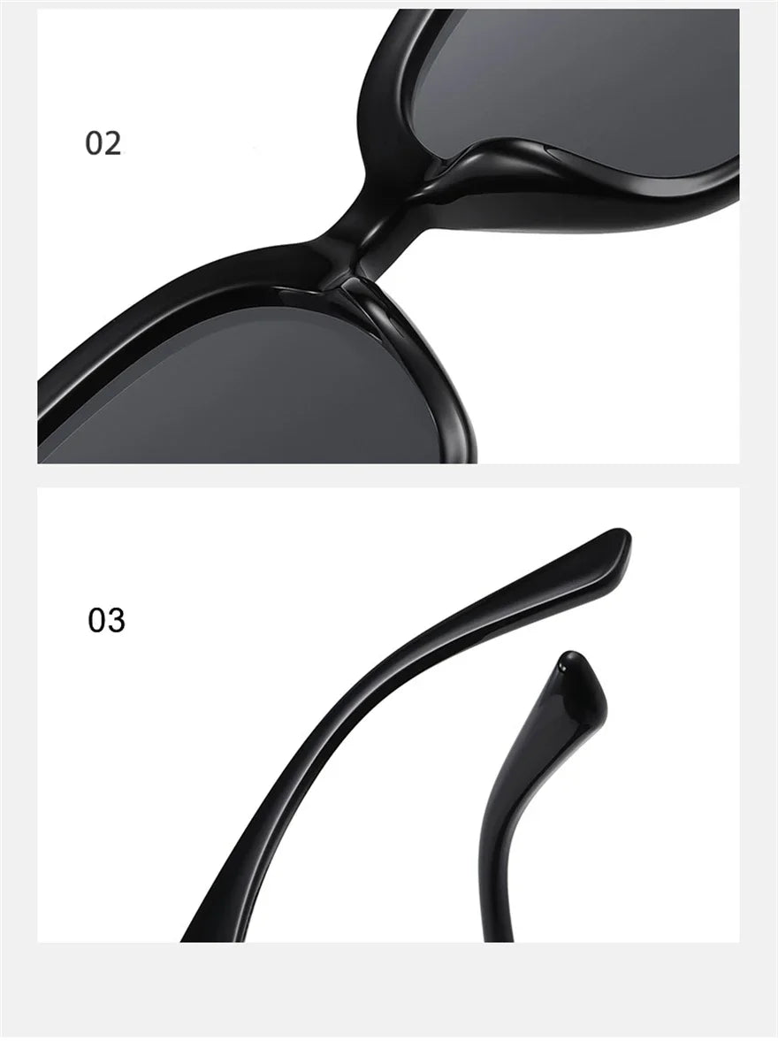 SZTZX New Trend Sunglasses For Women And Men Simple Design Decorative Glasses Car Driving Eyewear Unisex Sun Glasses UV400