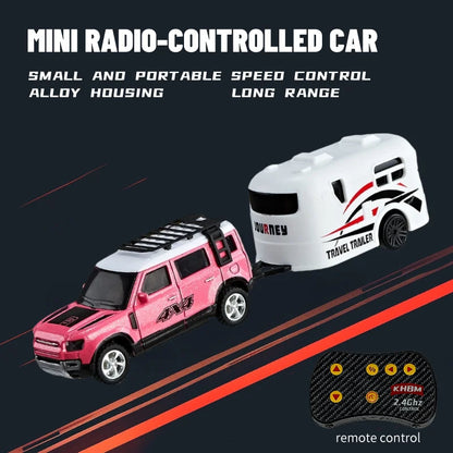 New RC Car MINI Alloy 1/64 Remote Control Car Convenient to Carry 60 Minutes of Work Time Children's Gifts Electronic Toys