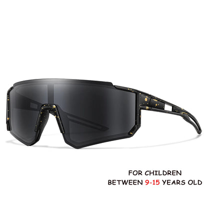 Age 9-15 Youth Cycling Glasses Teenagers Sunglasses Mtb Bike Bicycle Baseball Goggles Children Outdoor Sport Boys Girls UV400