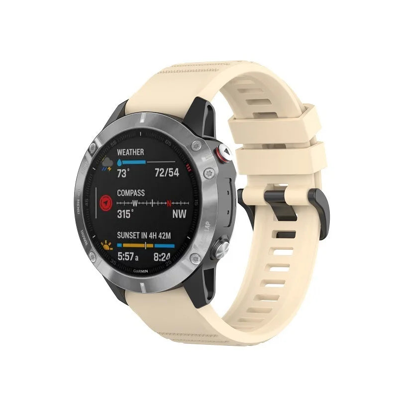 20 22 26mm Silicone Strap for Garmin Fenix 6 6X Pro 6S 7S 7 7X 5S 5 5X Plus 965 Epix Pro Gen2 47 51mm Watchband QuickFit Correa