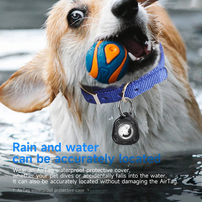 Waterproof Case for AirTag Holder Protective Case Suitable for Apple Location Tracker Airtag Key Pet Three Protection Cover