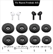 Earphone Silicone Case For Samsung R170/R175 Galaxy Buds+ Ear Pads Cushion Bluetooth Headset In-Ear Caps Covers Earbuds Eartips