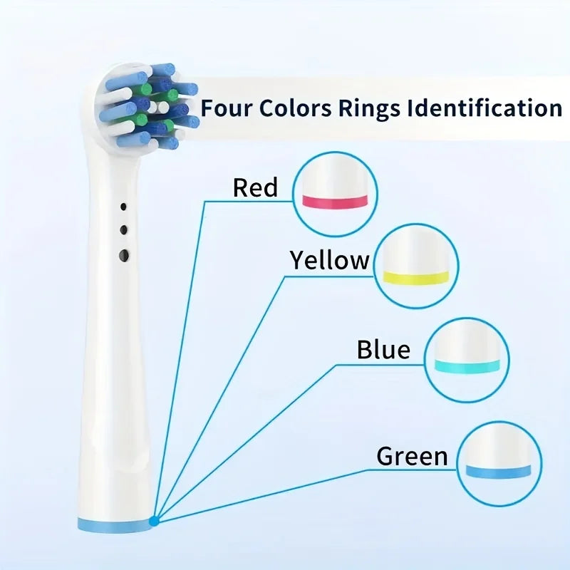 4/12/16 Pcs Replacement Toothbrush Heads Compatible with Oral-B Braun Professional Electric Toothbrush Heads Brush Heads