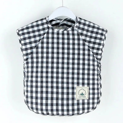 Baby Eating Bib Waterproof Sleeveless Apron Food Overalls Handmade Clay Painting Workwear for Girls Boys Stuff Burp Cloths