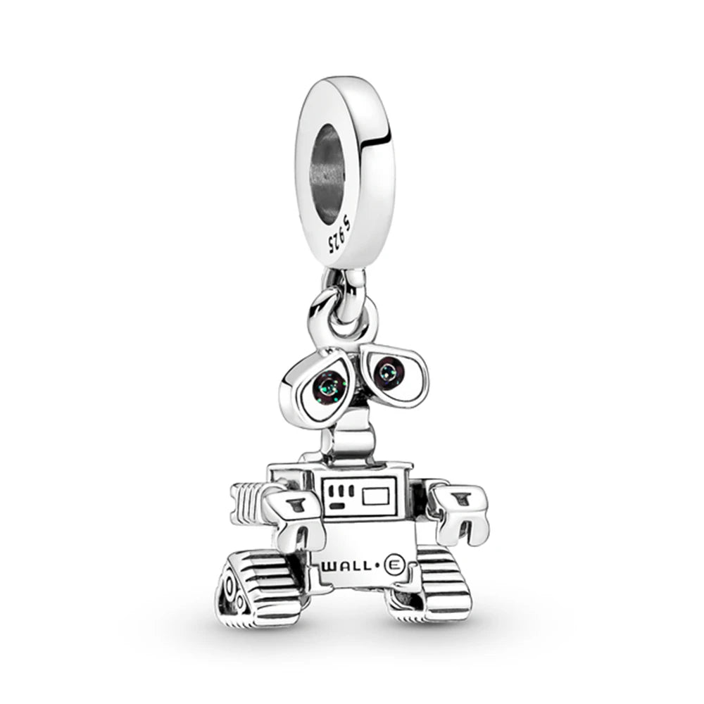 Hot Sell MINISO Disney 925 Sterling Silver Animals Mobilization Charms Beads Hot Original Bracelet DIY Jewelry Women Pendant