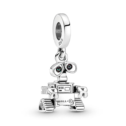 Hot Sell MINISO Disney 925 Sterling Silver Animals Mobilization Charms Beads Hot Original Bracelet DIY Jewelry Women Pendant