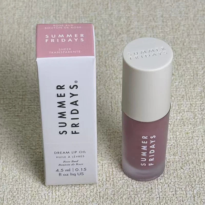 Summer Fridays Lip Balm Moisturizing Mirror Lip Gloss Lip Vanilla Pink Sugar Pink Guava Smell Lipstick Transparent Oil Makeup