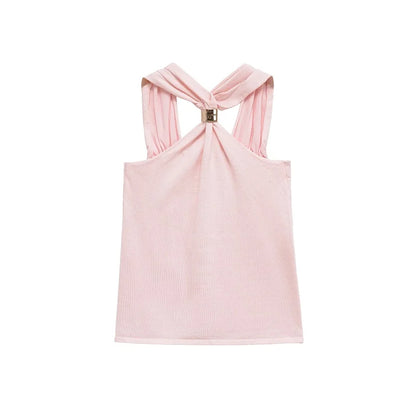 MUJER Halter Corset Top Women off Shoulder Crop Top Female Sexy Backless Tube Tops for Women Summer Camisole Bustier Tops Woman