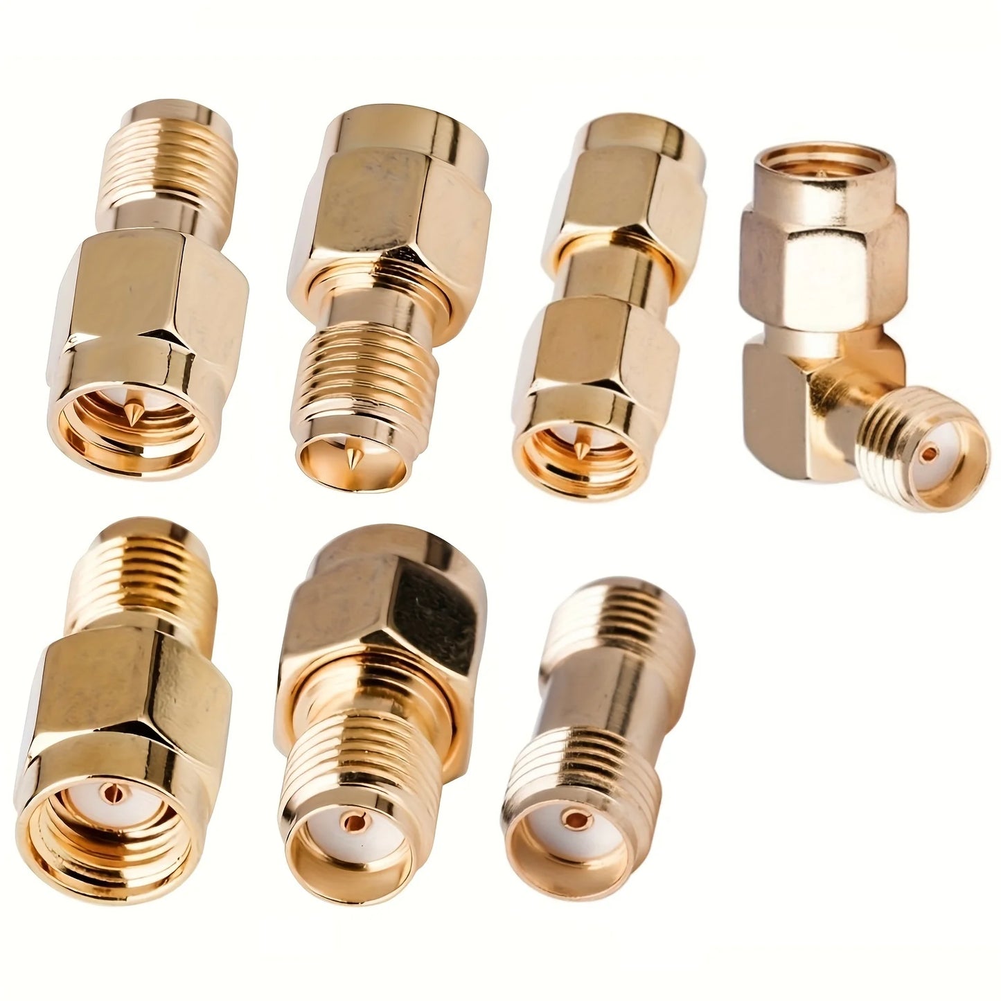 SMA Male to SMA Female cable assembly 15cm with 7 units sma adapters sma male sma female rpsma male