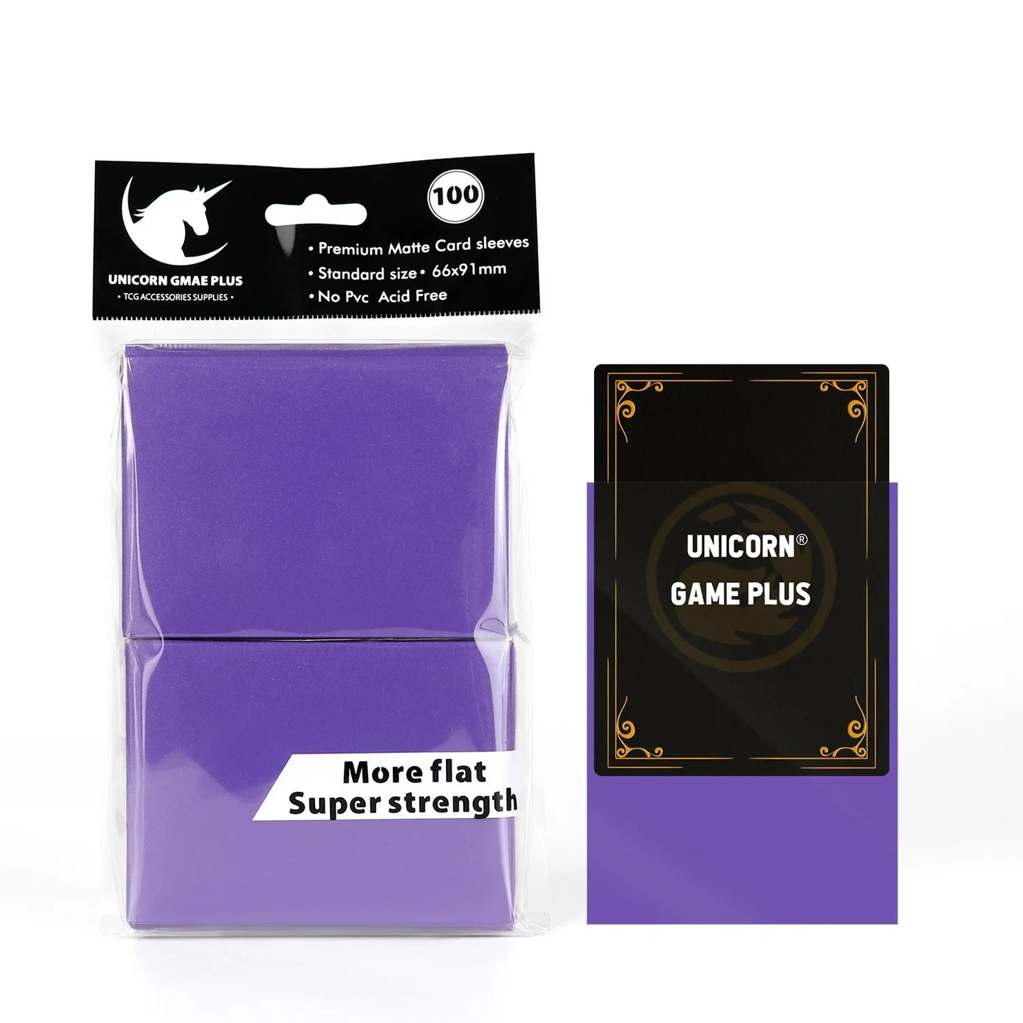 100PCS 66x91mm Matte Standard Size Card Sleeves TCG Trading Cards Protector For Tarot Shield Board Games Magical Cover PKM