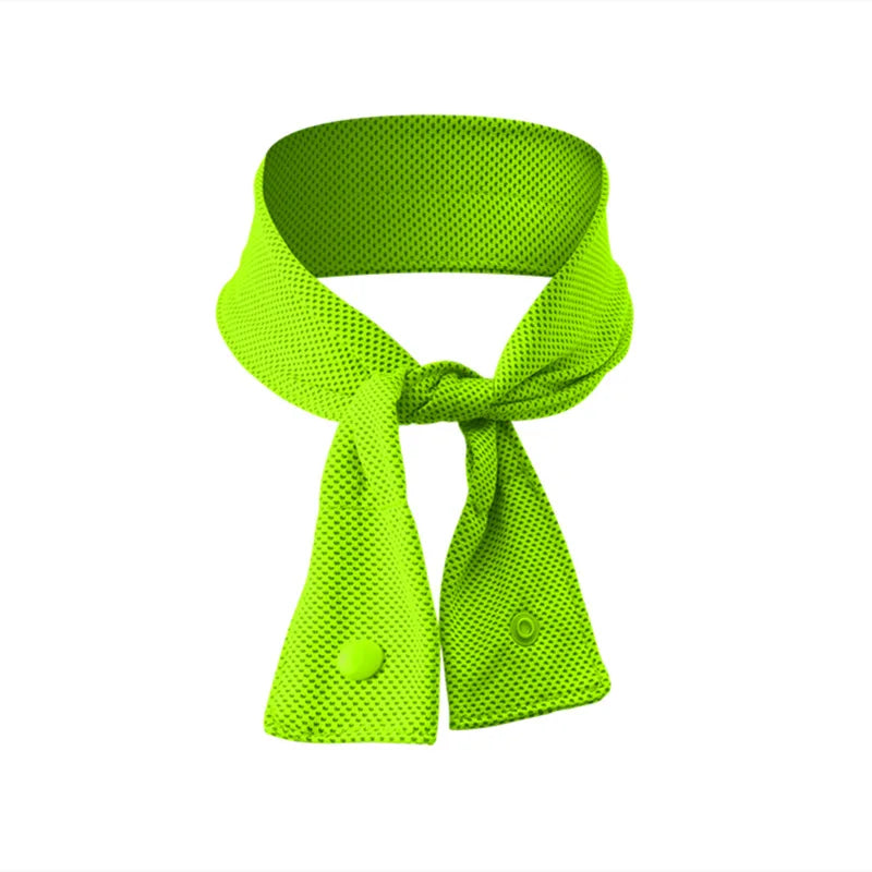 Cooling Ice Scarf Ice Scarf with A Natural Cool Feeling Sweat-wiping Towel Outdoor Ice Belt Sports Headscarf Cooling Cold Towel
