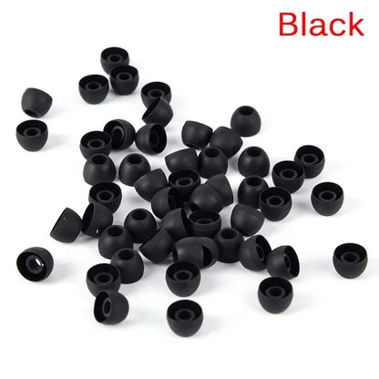 50pcs/lot Earphone Silicone Case Covers Soft Ear Tips For Headphones Ear Pads Cushion Caps Earbuds Replacement Accessories