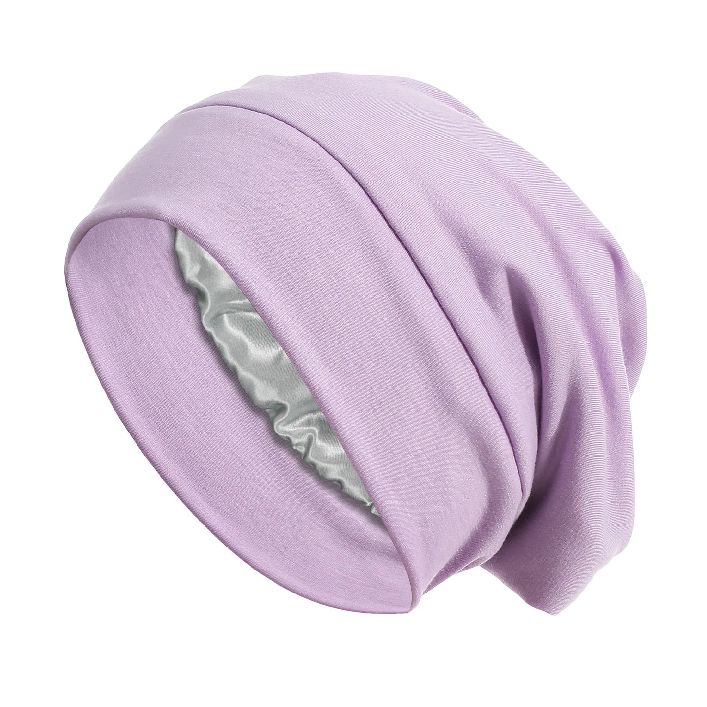 Indian Women Turban Satin Sleeping Cap Inner Hijab Hat Beanie Bonnet Muslim Bandana Hair Loss Headscarf Head Wrap Turbante Mujer