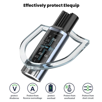 LISI 15V HQ8505 Type-C Shaver Adapter Charging Converter for Philips Norelco One Blade Pro QP6510 QP6520 QP6530 Beard Trimmer